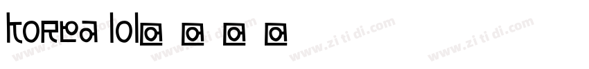 Korea lol字体转换